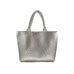 Woven Tote -Pewter