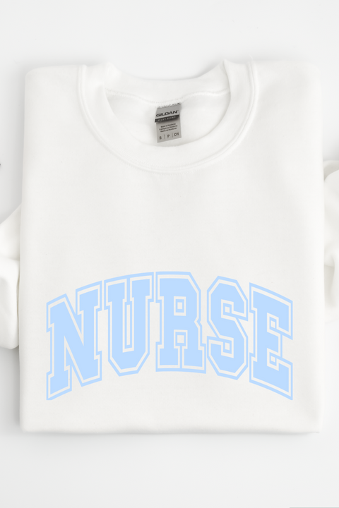 Nurse Block Sweatshirt - White