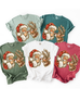 Santa & Reindeer Boop Short Sleeve Tshirt