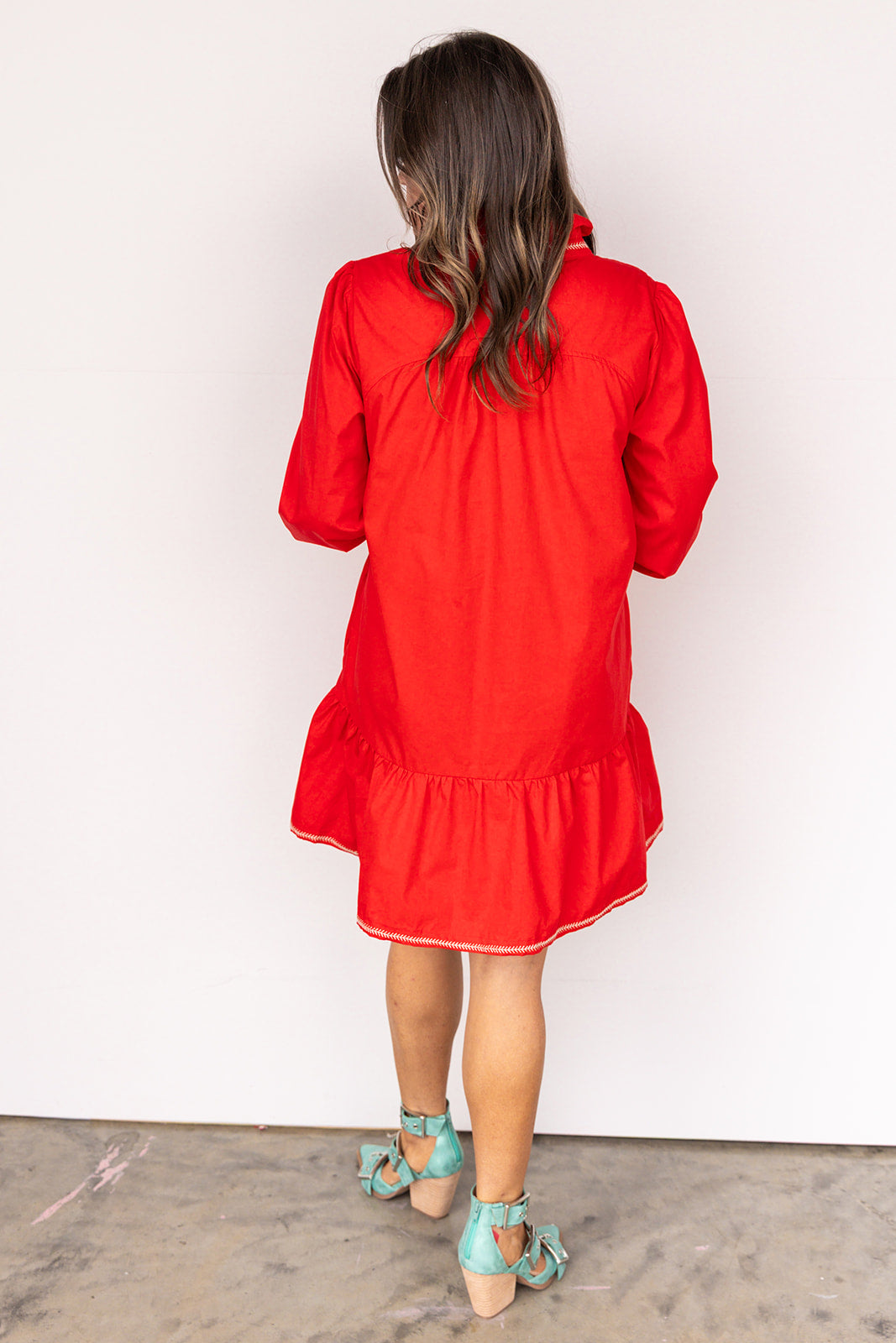 Carmen Dress - Red