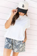 Slub Knit Top - White