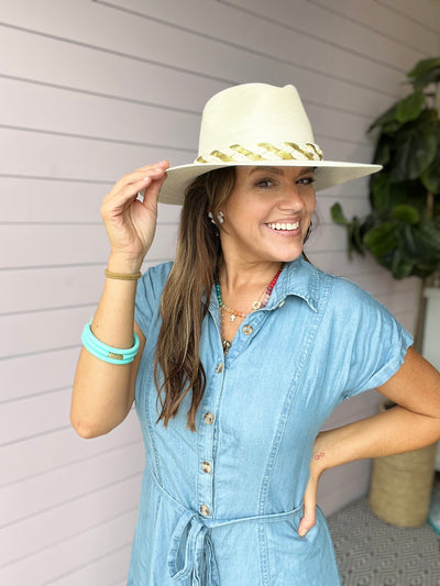 Mini Gold Bursts Hat