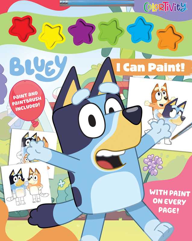 Bluey Colortivity: I Can Paint! by Editors of Studio Fun International: Paperback