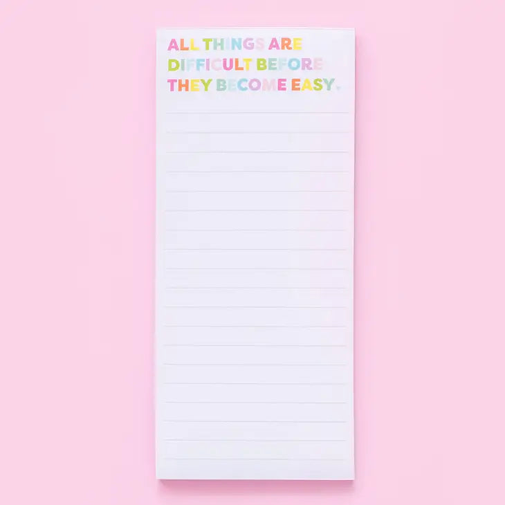 All Things List Pad