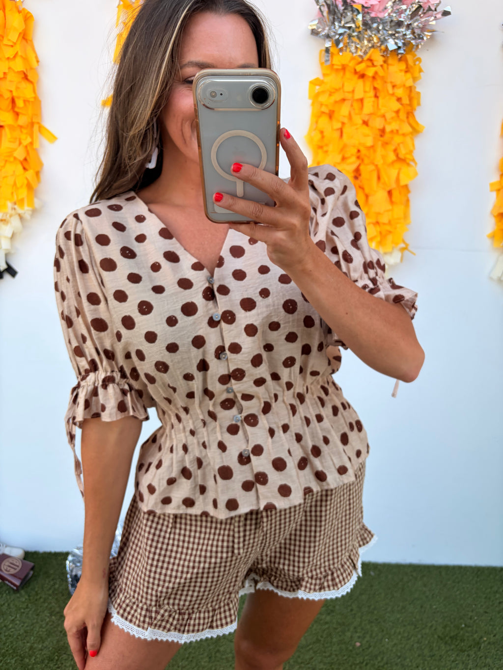 How Forever Feels Blouse - Taupe