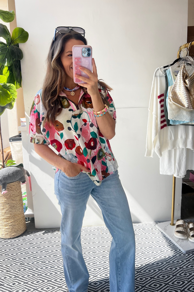 Far Away Blouse -Pink