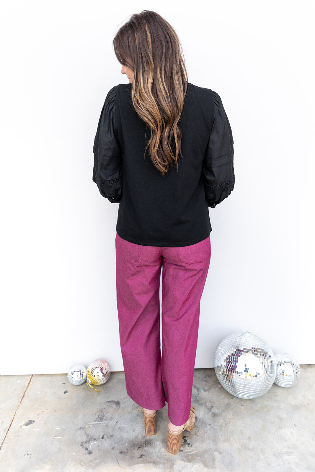 Tardy for Class Crops - Burgundy