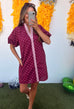 Remind Me Dress - Burgundy