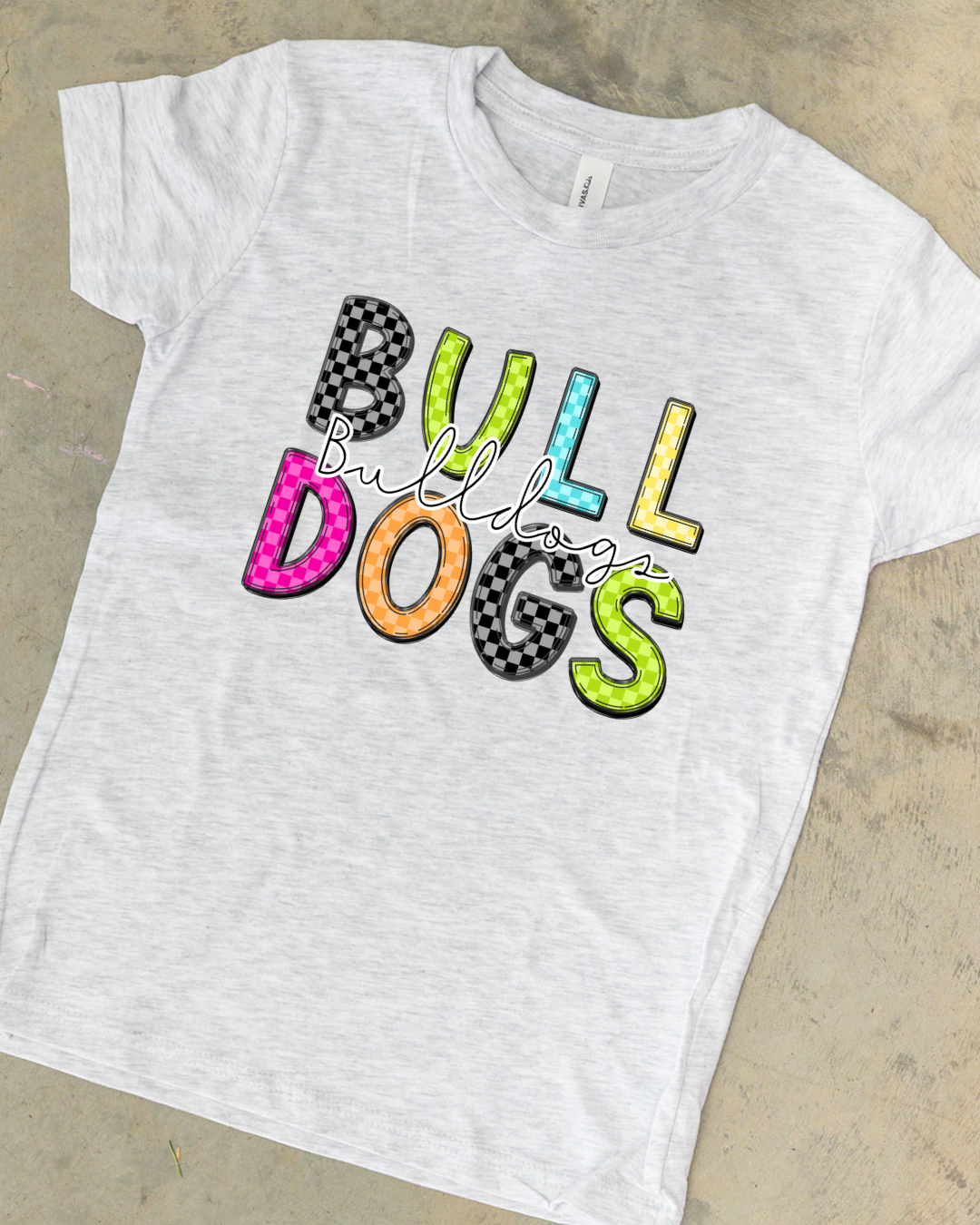 Bulldogs Checkered Tshirt