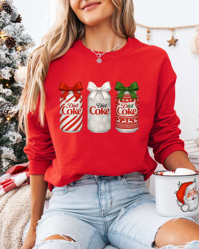 Christmas DC Sweatshirt- Red