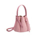 Laguna Mini Recycled Vegan Suede Top Handle Bag- Rose