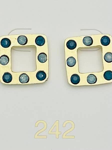 CHIC - Little Lady (gold/teal/aqua) ER417