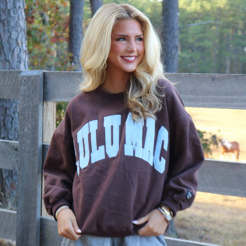 Lulumac  Brown/Light Blue Sweatshirt