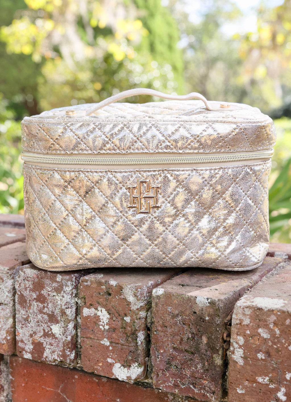 Hampton Train Case Champagne Pop - Caroline Hill