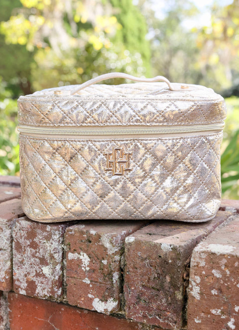 Hampton Train Case Champagne Pop - Caroline Hill