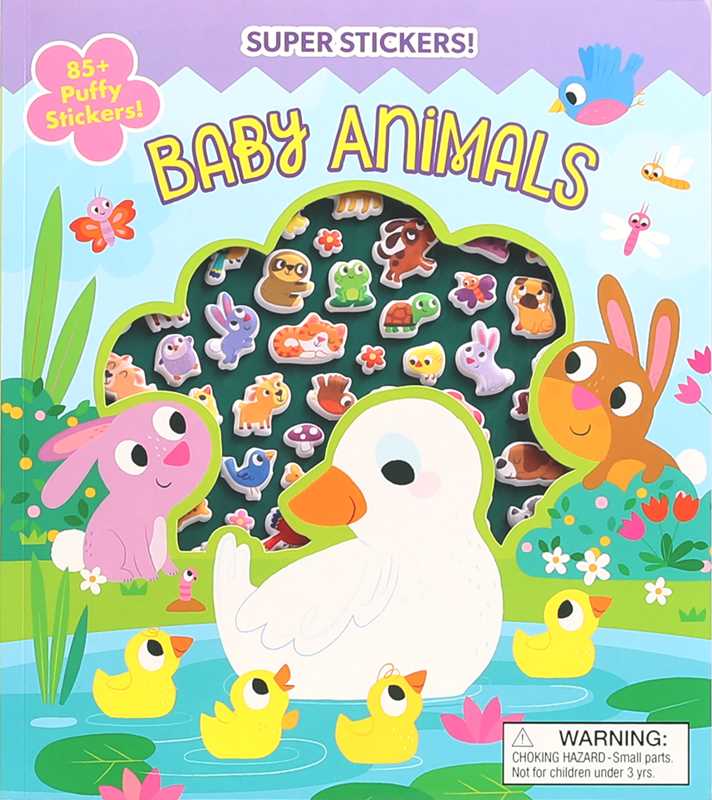 Super Puffy Stickers! Baby Animals by Maggie Fischer: Paperback