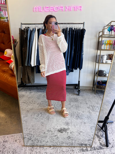 Amalfi Coast Cover Up- White