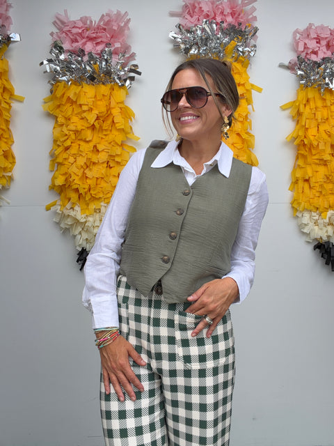 AB Olive Vest SALE