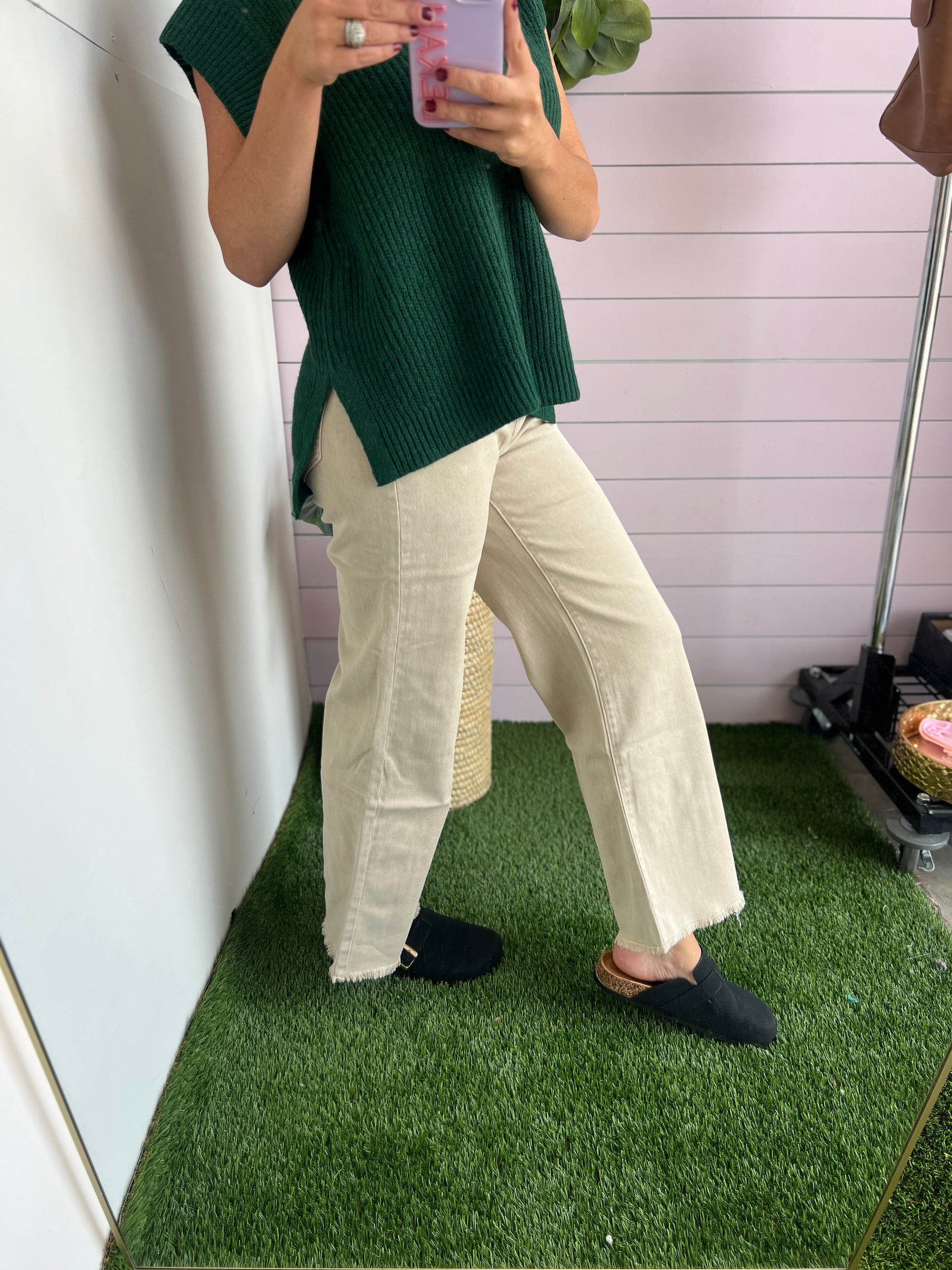 East To West Denim - Sand Beige