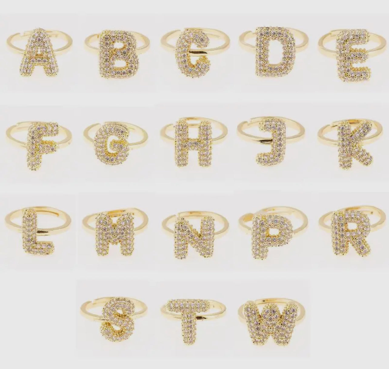 Chloe Luxe Initial Ring