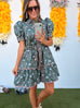 Can't Turn You Down Dress - Hunter Green
