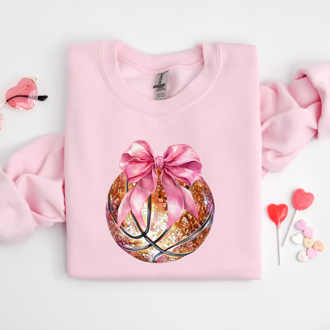 Basketball Disco sweatshirt - Light Pink
