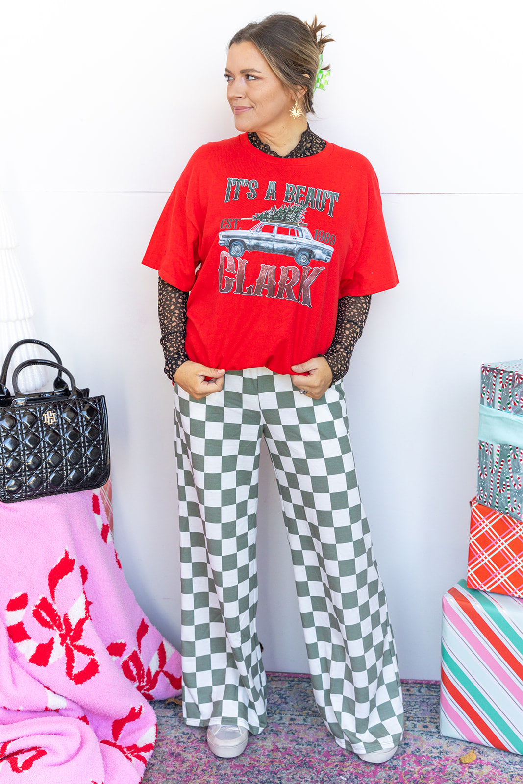 Margo Check Pants