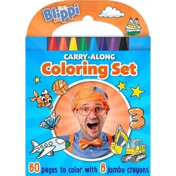 Blippi Carry-Along coloring set