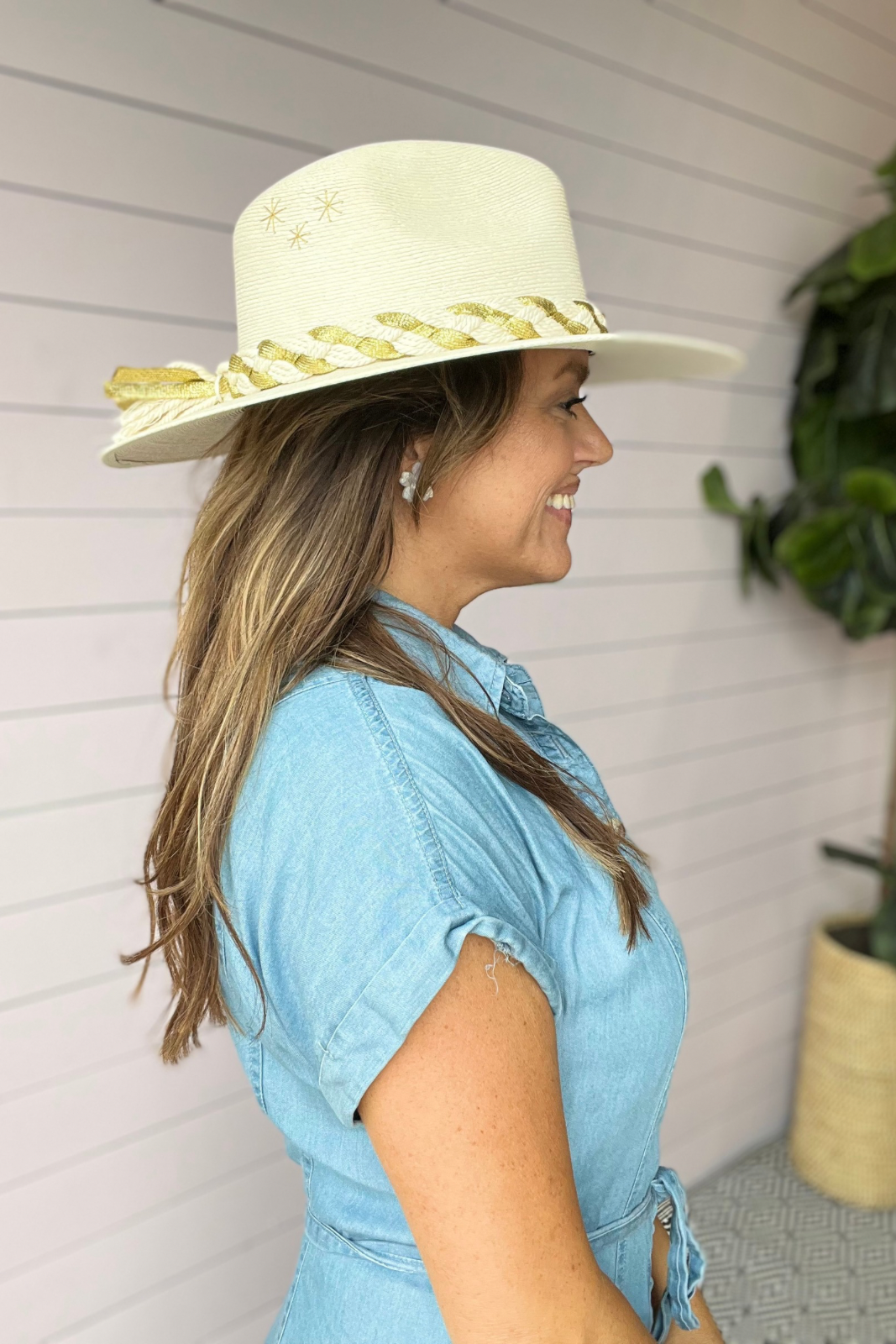 Mini Gold Bursts Hat