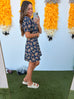 Follow Your Arrow Dress - Denim Multi