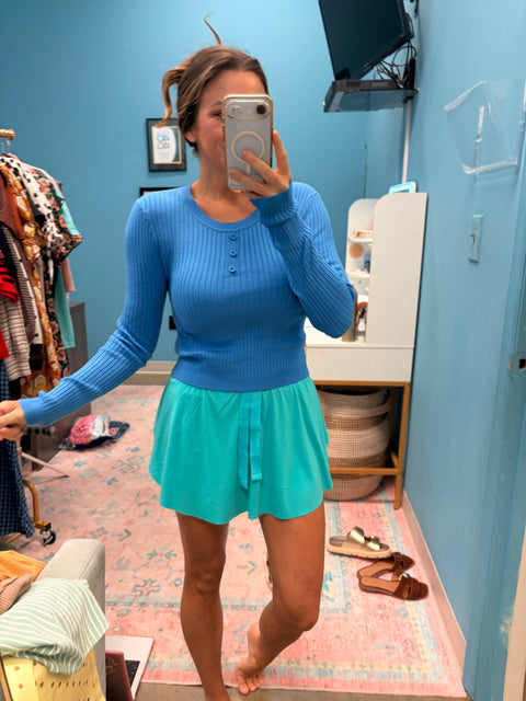 BLUE sale top