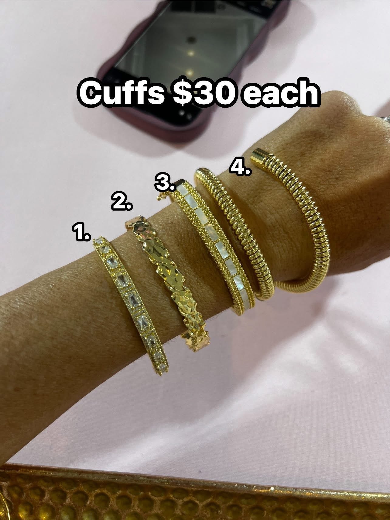 BB Lila Cuff  Bracelets- PRE ORDER