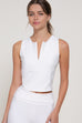 White Crop active top sale