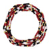 Stretch Seed Bead GAME DAY Bracelets: Blue/White