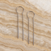 Threader Earrings - Gold and Silver: Gold