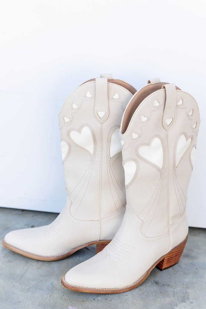 Mira Boots - Off White