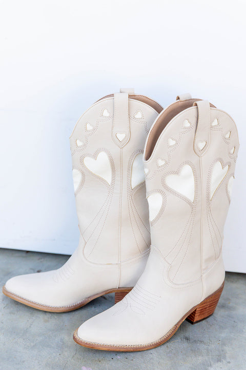 Mira Boots - Off White