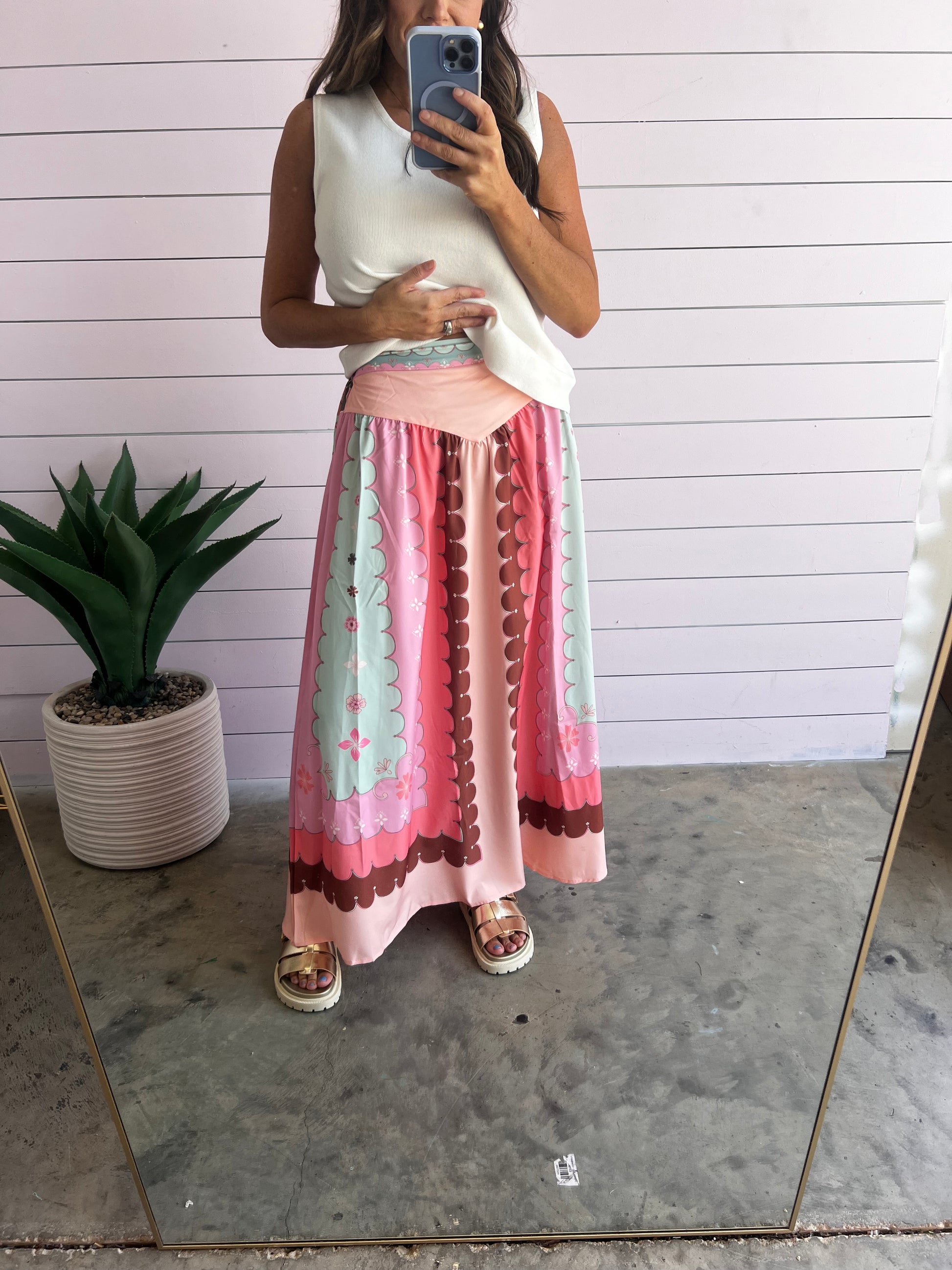 Tropic Like its hot maxi skirt
