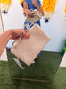 Liz Crossbody Bag - Woven Almond