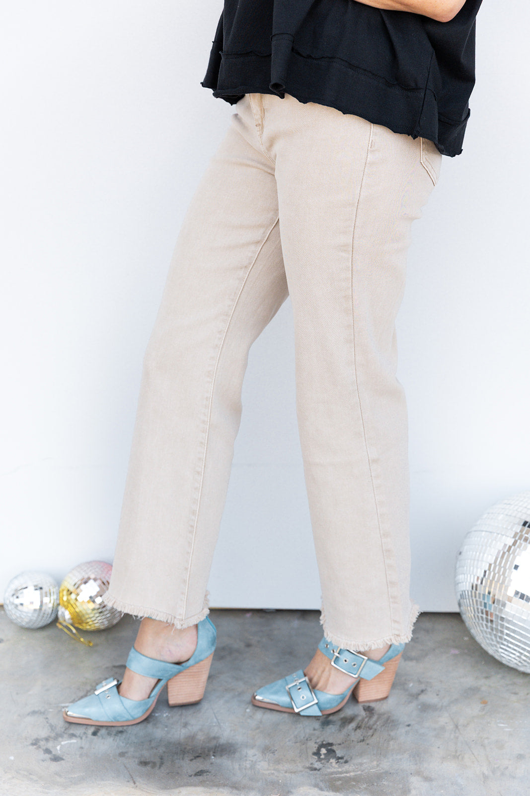 East To West Denim - Sand Beige