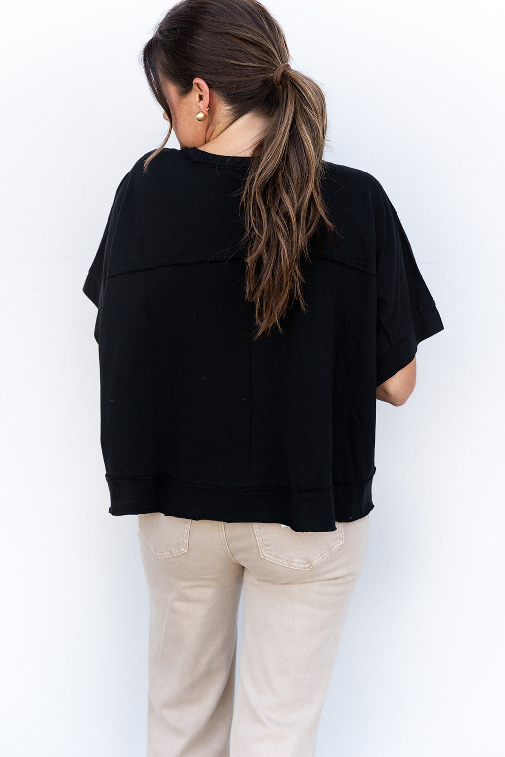 Simple Exposure Tee- Black
