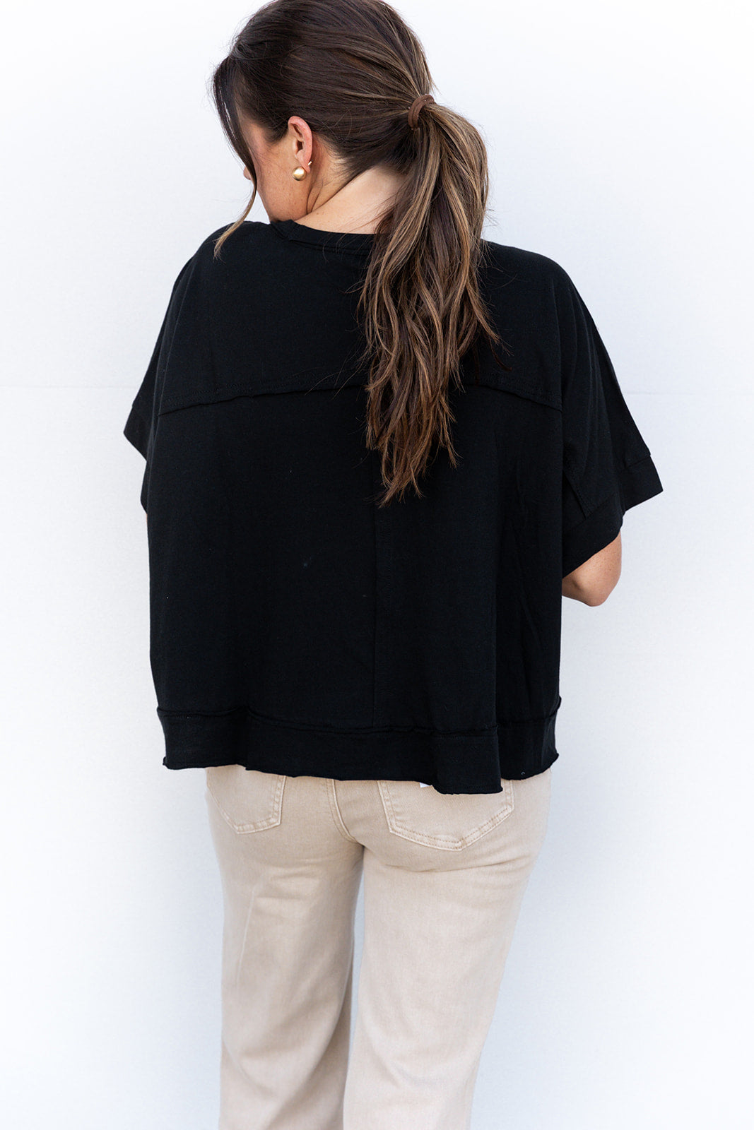 Simple Exposure Tee- Black