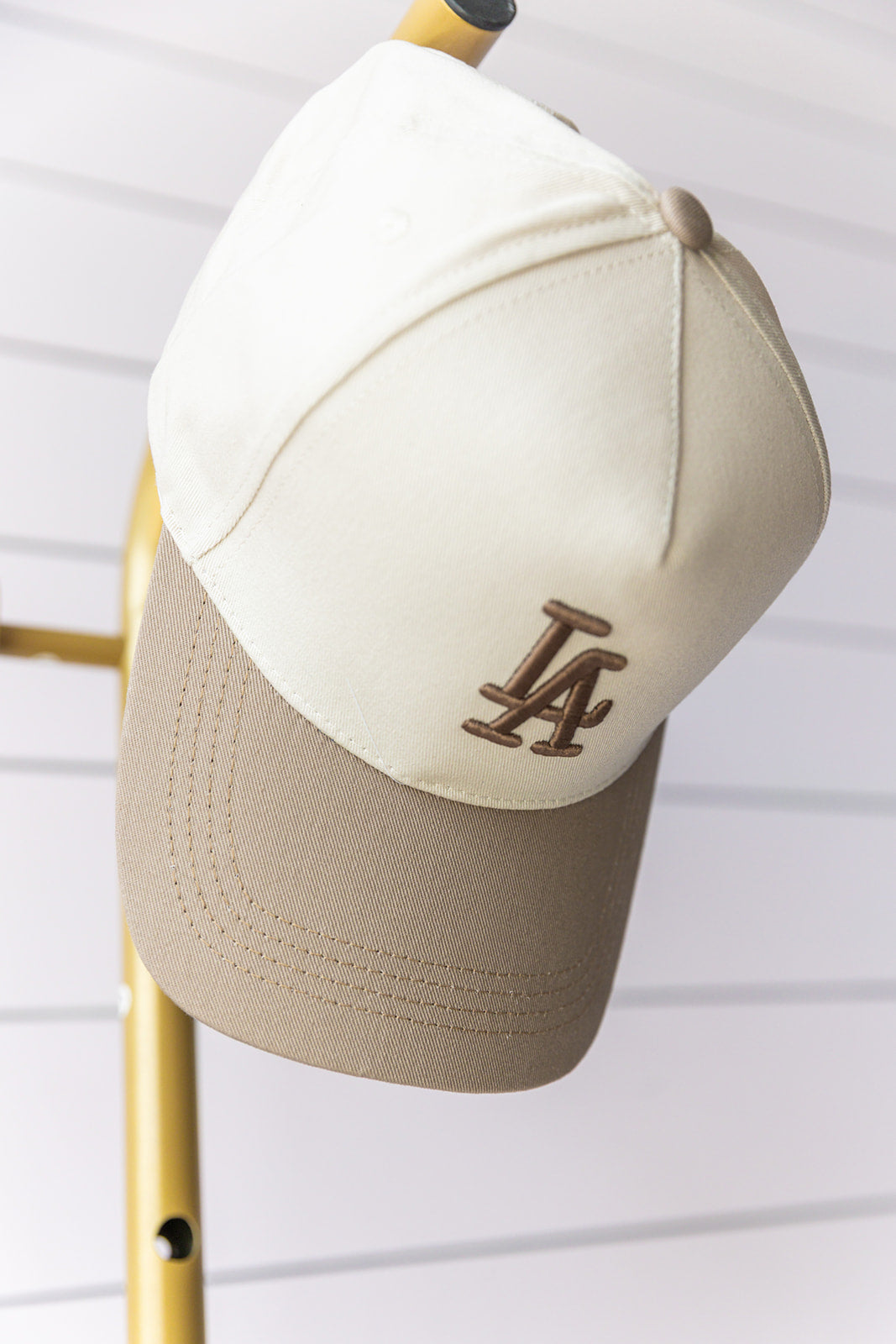 Two Tone LA Hat - Tan