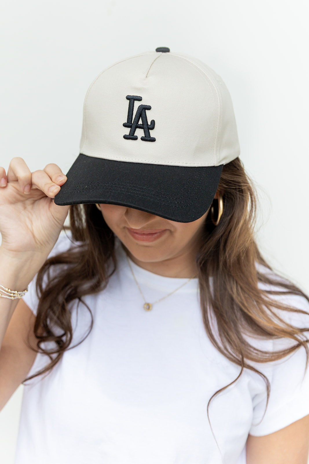 Two Tone LA Hat - BLack