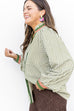 Uptown Stripes Top - Olive
