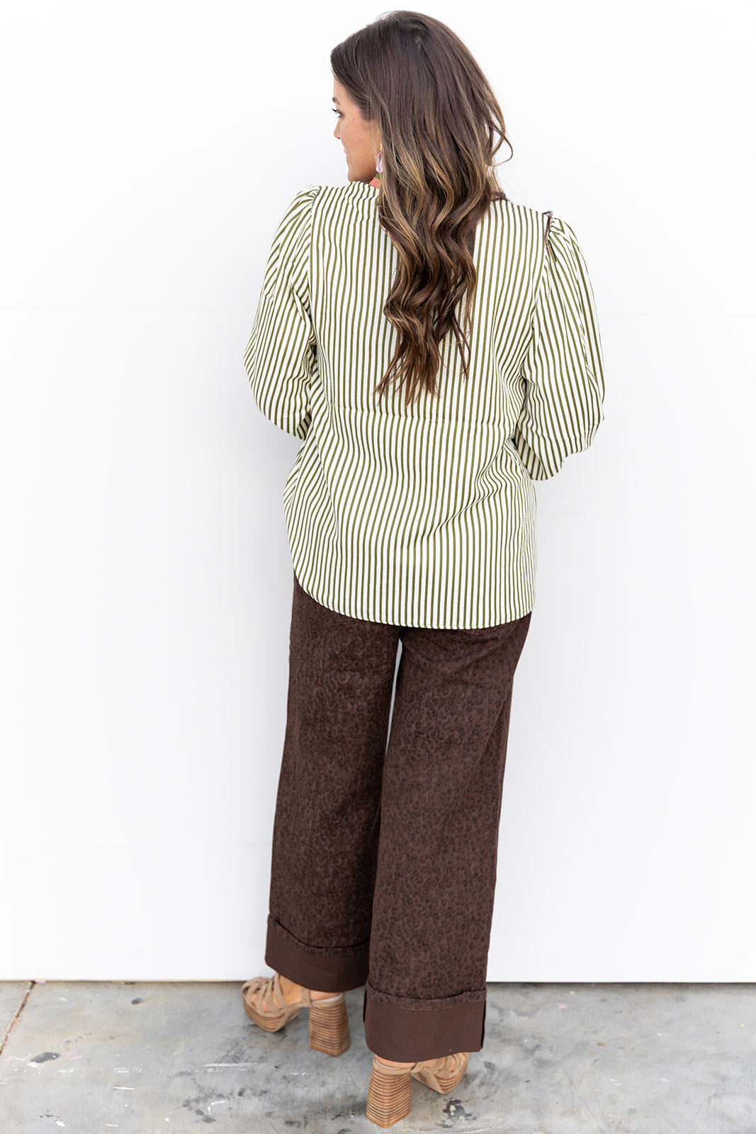 Uptown Stripes - Olive