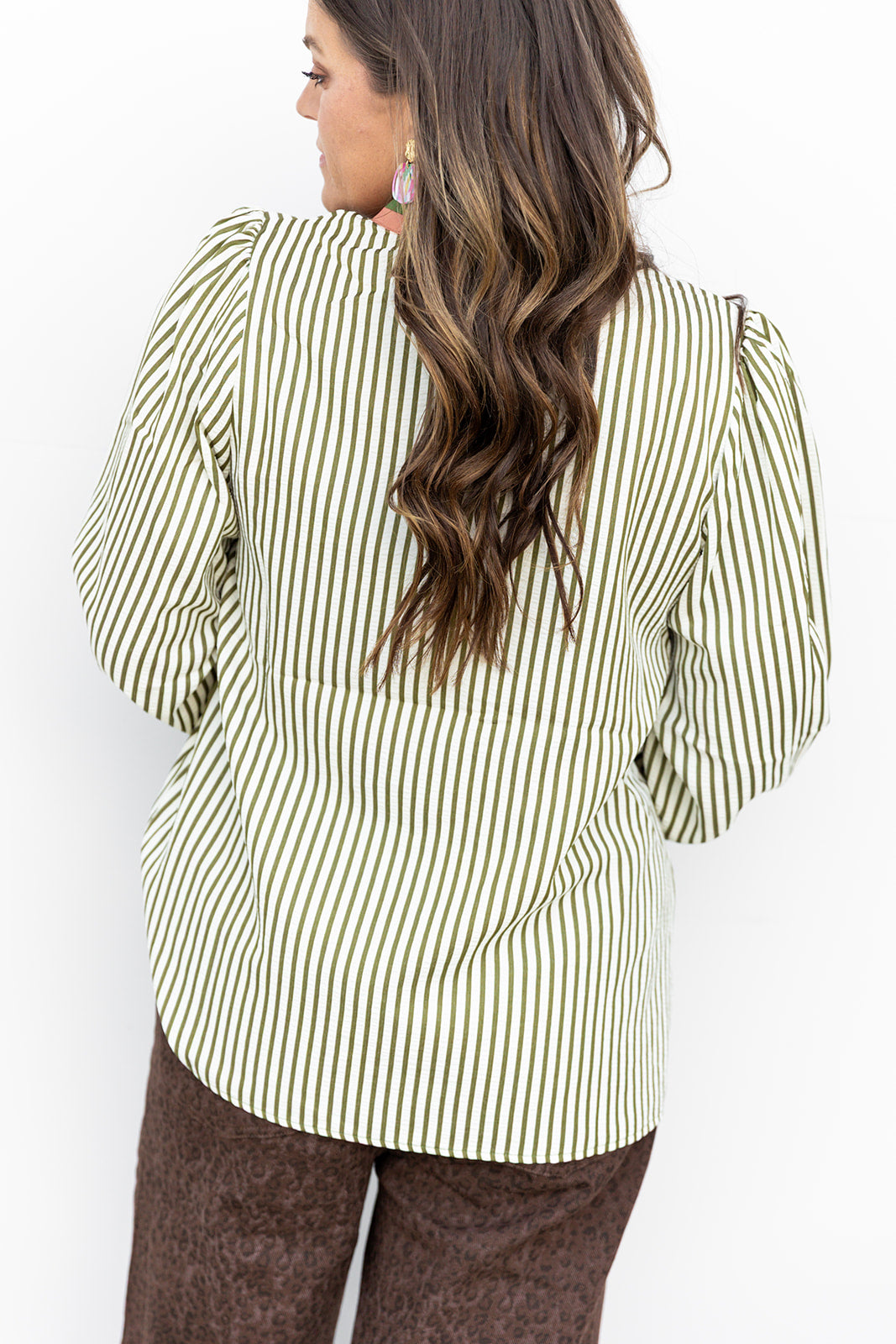 Uptown Stripes - Olive
