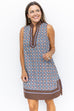 Autumn Mosiac Mini Dress