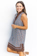 Autumn Mosiac Mini Dress