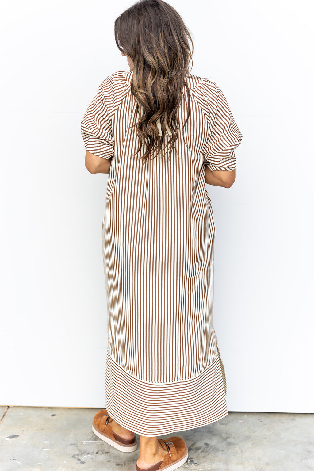 Striped Strolls - Brown